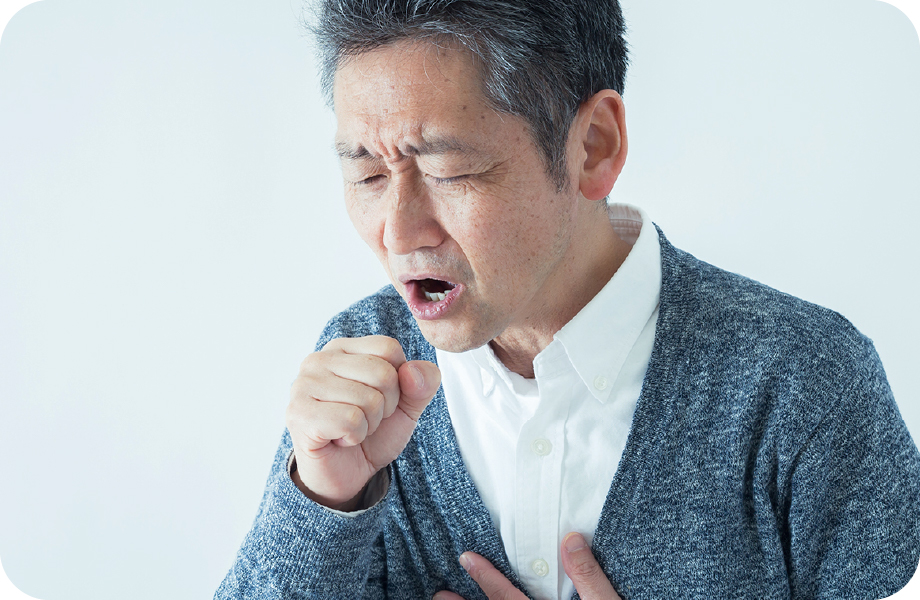 呼吸器内科では、のど・気管・気管支・肺など、呼吸に関する病気を診察します。